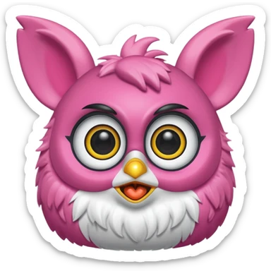 Furby connect sticker