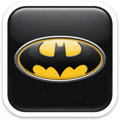 batman symbol sticker