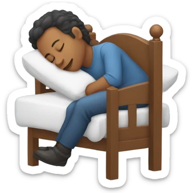 40 yearold sleeping sticker