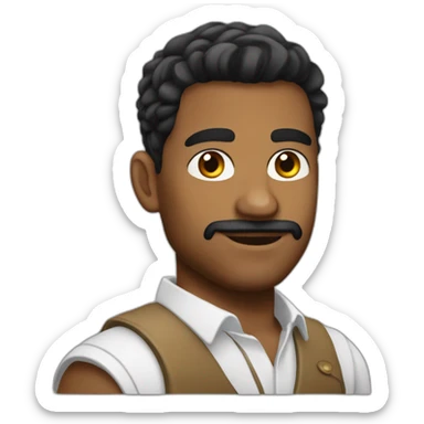 Dayne Johnson levé de sourcil sticker