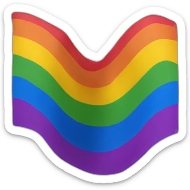 Lgbt flag sticker