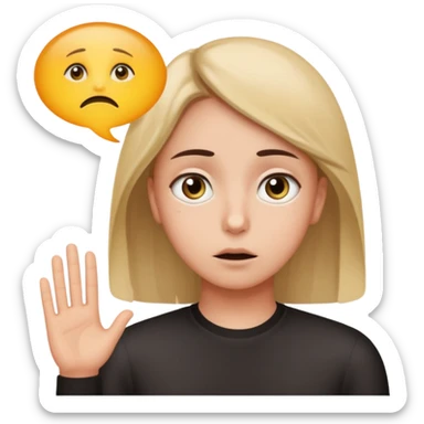 Creat and emoji of the famous video "please speed I need this" sticker