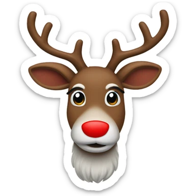 Rudolph The Red Nosed Reindeer  sticker