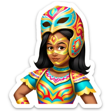 Luchador sticker