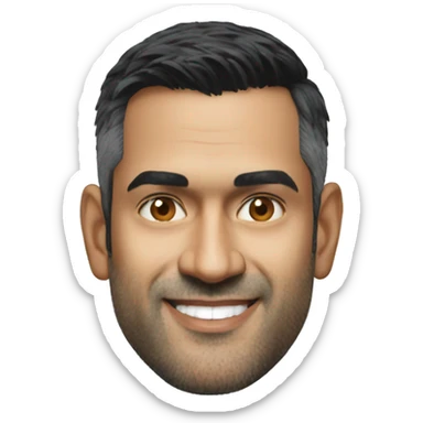 Ms dhoni sticker