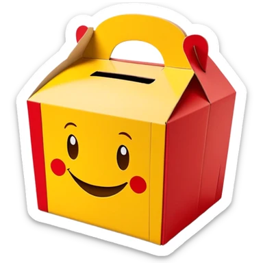 Happy meal box emoji sticker