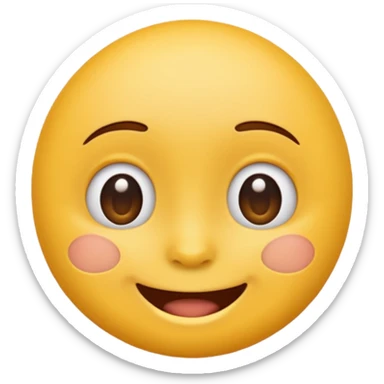 Face Emoji animated Happiness sticker
