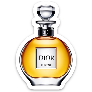 Dior parfum sticker