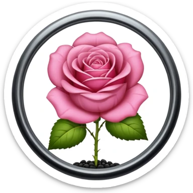 Un tamis avec des trous pour séparer des baies roses, des graines noires sticker