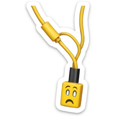 Eletric cable mickie mouse connector sticker