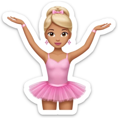 Barbie ballerina sticker