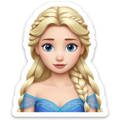 elsa frozen disney sticker