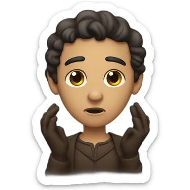 pleading latin husband sticker