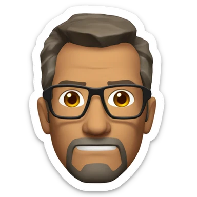Gordon Freeman head sticker
