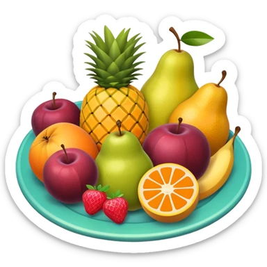 Fruit Plate sticker