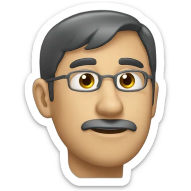 Lapiz antropomorfizado sticker