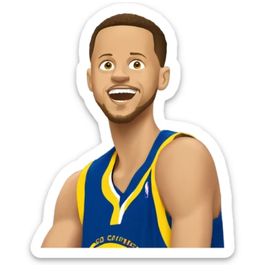 Stephen Curry shooting  sticker