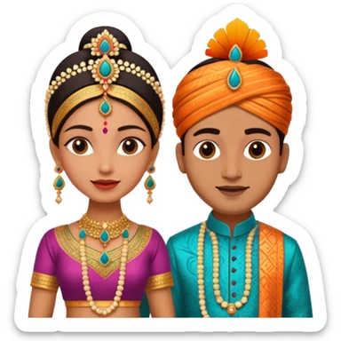 indian marriage sticker