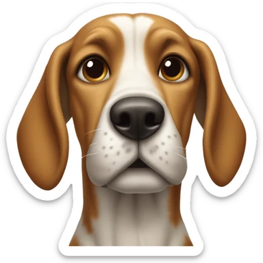 hound dog sticker