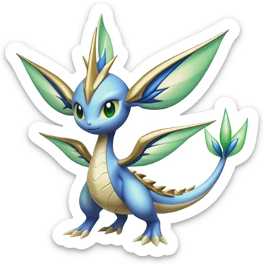 Cresselia-Celebi-Virizion-Dialga-fusion sticker