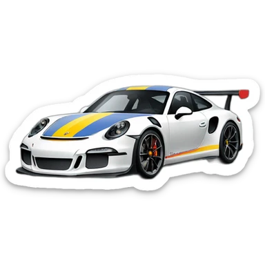 Porche gt3 sticker