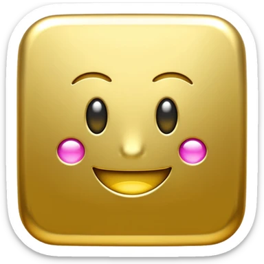 I need emoji "like" with a golden squarel  sticker