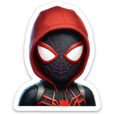 miles morales spiderman sticker