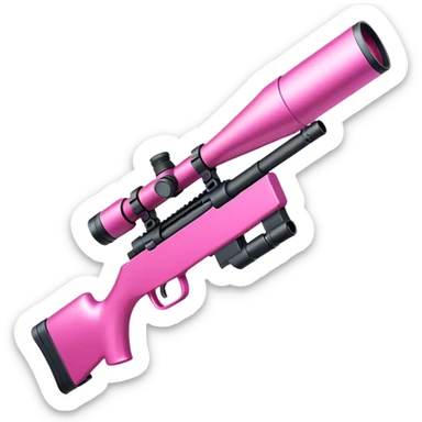 pink sniper sticker
