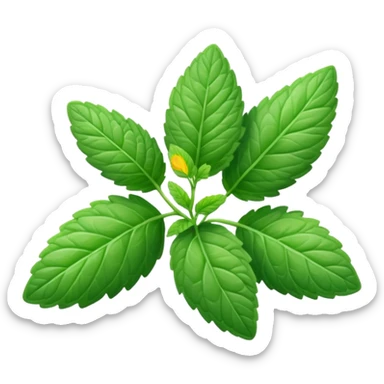sprig of mint sticker