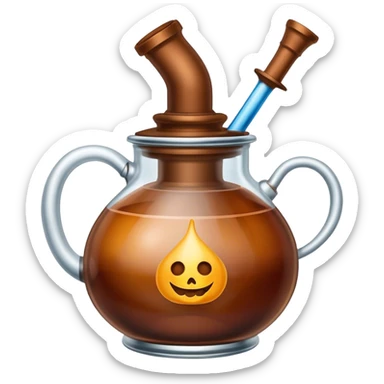 hookah tobacco brown sticker