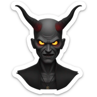 cool satan sticker