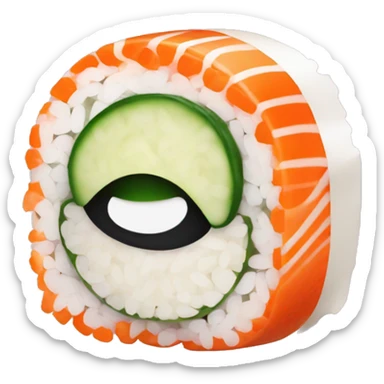 California roll sushi  sticker
