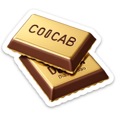 a dubai chocolate bar sticker