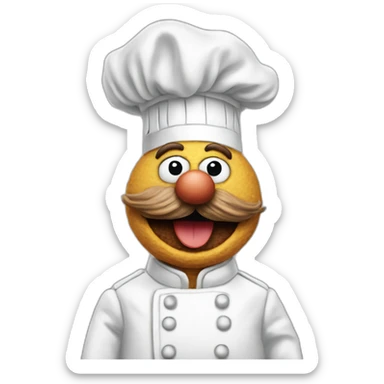 swedish chef muppets sticker