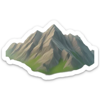 Mountains sticker