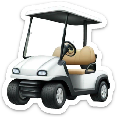 Golf cart sticker