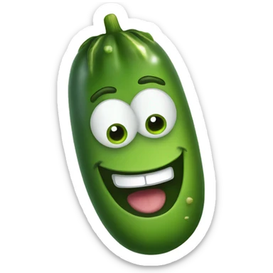 Happy pickle  sticker