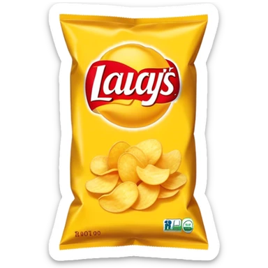 Lays chips sticker