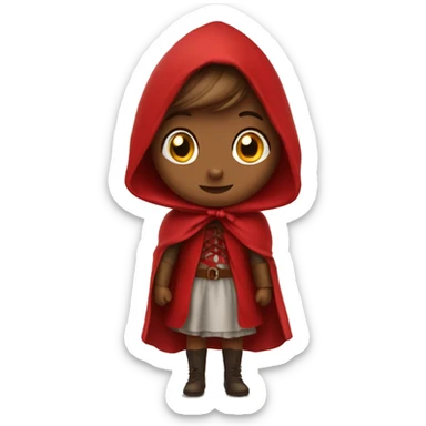 little red riding hood sticker