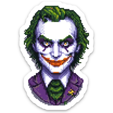 Joker from DC comics sticker