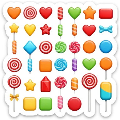 candy retro  sticker