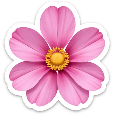 Flower pink sticker