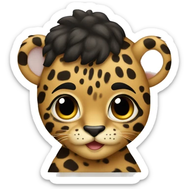 Leopardo bebé  sticker