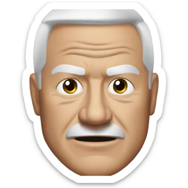 Angry Jerry Jones sticker