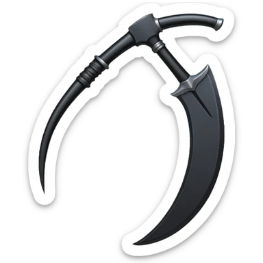 The Scythe of Death sticker