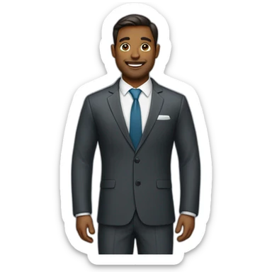 business man in 30s sticker