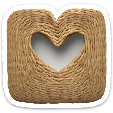 heart basket sticker