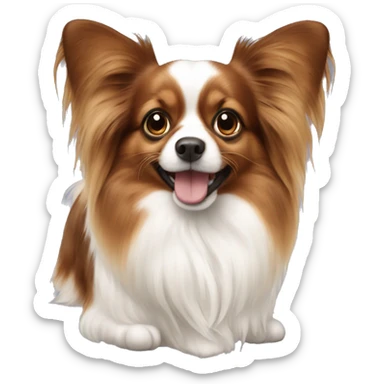Papillon  sticker