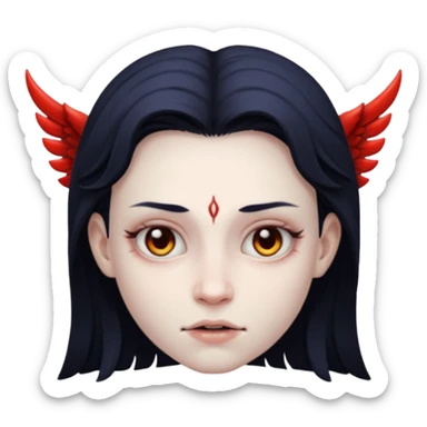 Meio anjo meio demonio sticker