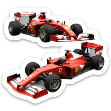 F1 ferrari car sticker